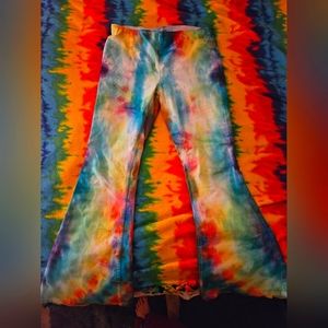 Unique Free People Tie Dye Bells